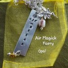 Element Air magick, opal necklace