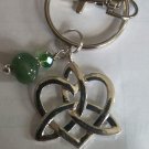 Celtic trinity heart Keychain