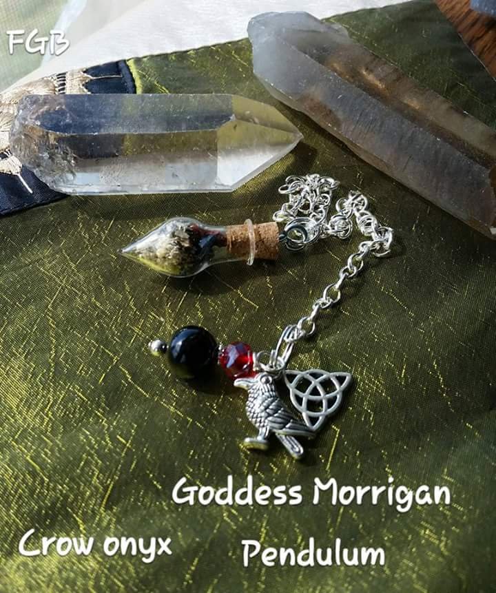 Goddess Morrigan pendulum