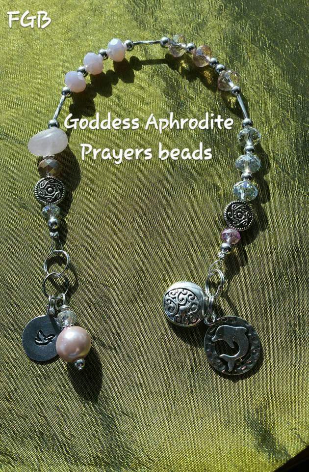 Goddess Aphrodite prayer beads