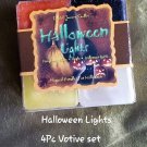 Halloween Lights Square votive  candle set