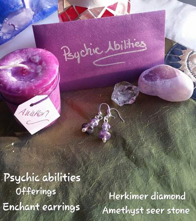 Psychic Abilities Offerings earring set  # 02-03