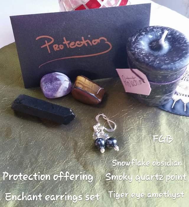 Protections  Offerings earring set #  01-02