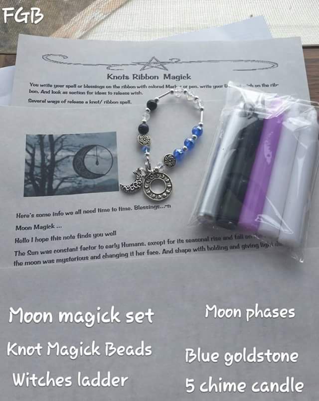 Moon magick witches ladder #05