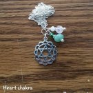 Heart chakra gemstone necklace