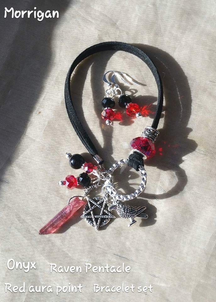 GODDESS MORRIGAN  BRACELET SET