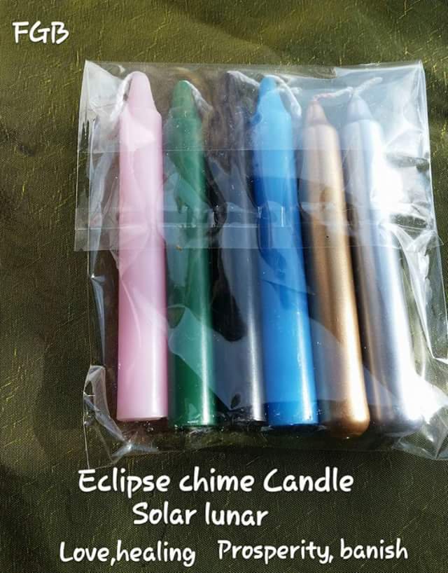 Eclipse blessings chime candles