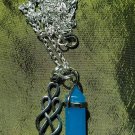 Celtic Goddess blue Agate  necklace