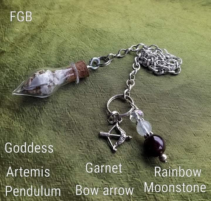 Goddess Artemis pendulum