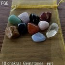 10 chakra gemstone set