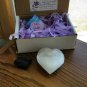 Baby bless #04 Selenite heart