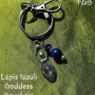 Goddess Lapis Lazuli keychain