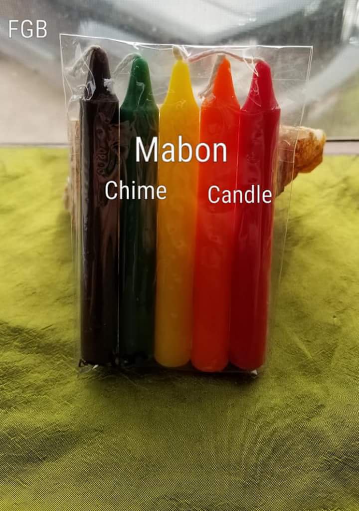 Sabbat Mabon / autumn equinox chime candles 2