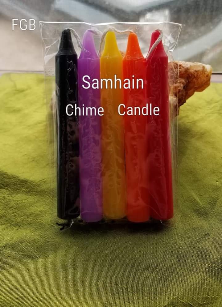 Samhain chime candles 2