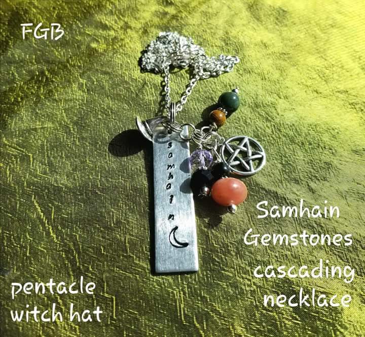 Samhain necklace -Pentacle