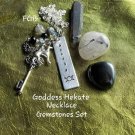 GODDESS HEKATE NECKLACE WITH GEMSTONES