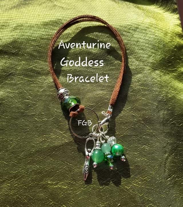 Aventurine goddess bracelet