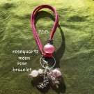 Rose quartz Moon bracelet