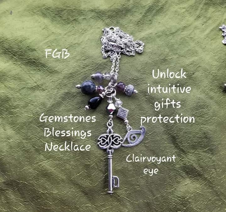 Psychic intuitive blessings necklace 2