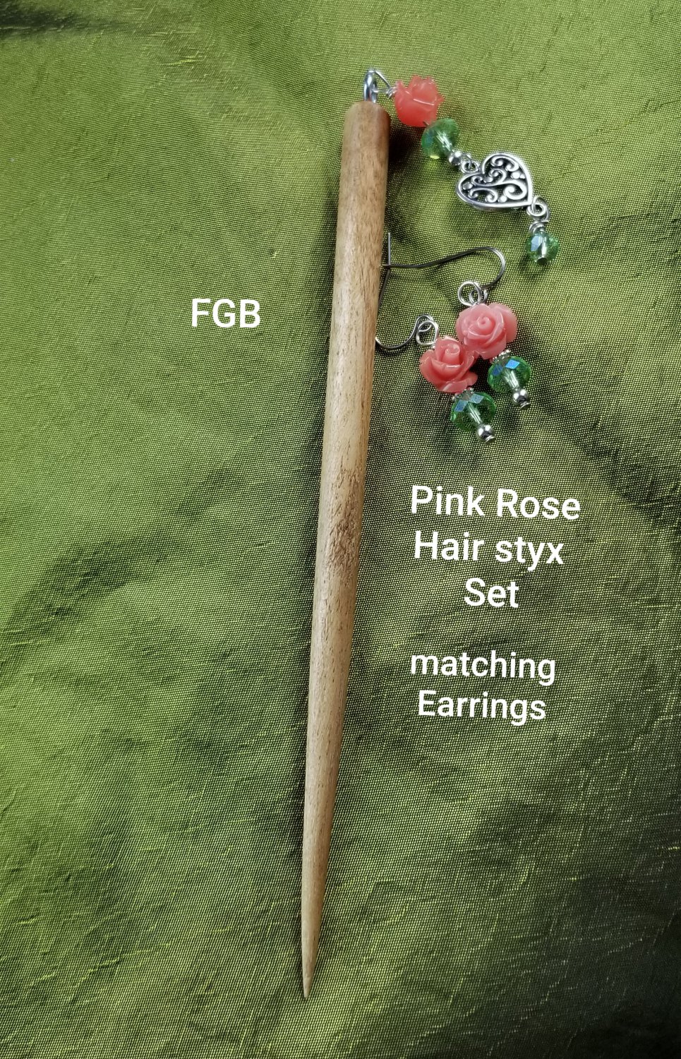 Pink rose hair styx set