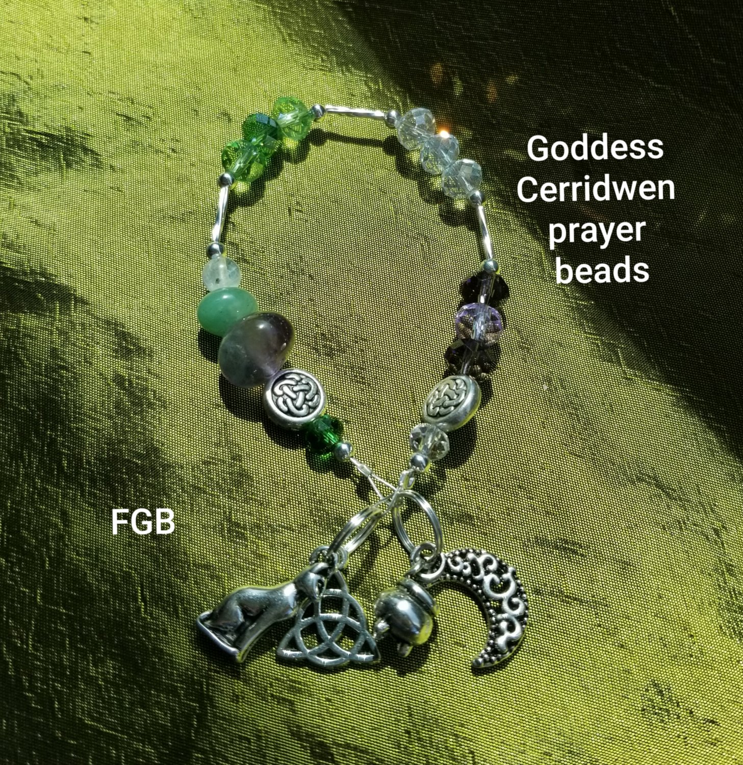 Goddess Cerridwen prayer beads 2