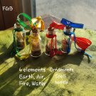 Blessings/Spell bottle ornaments:4 elements