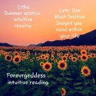 Litha summer solstice intuitve reading
