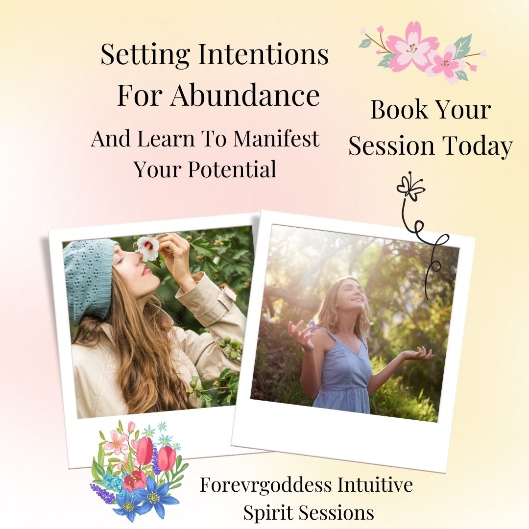 Setting intentions for Abundance and Manifest your potential