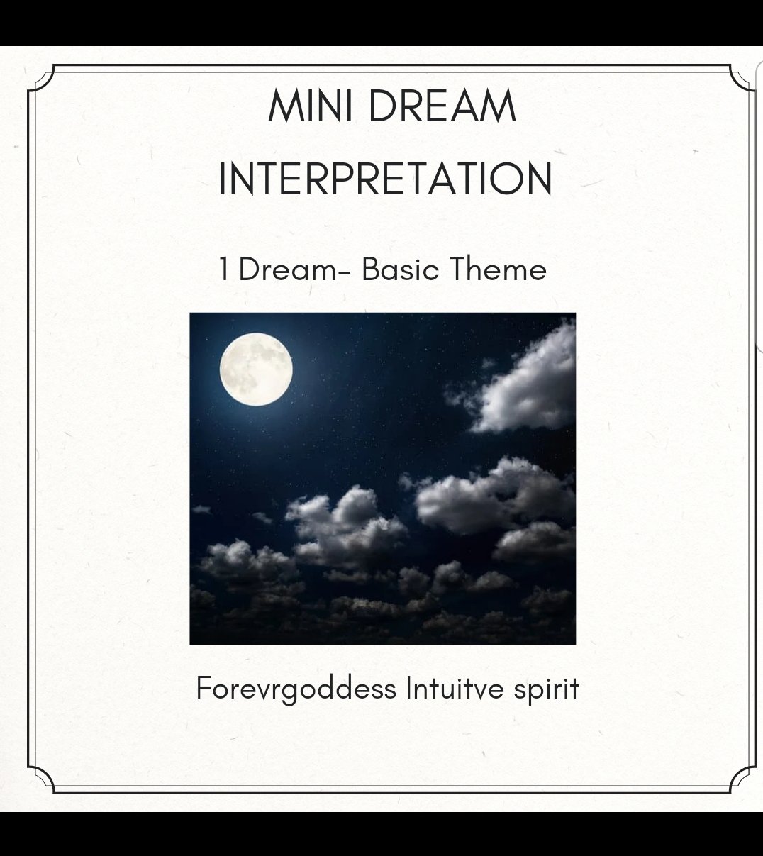 Mini dream interpretation 2