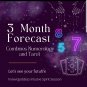 3 month forecast combination of tarot and numerology