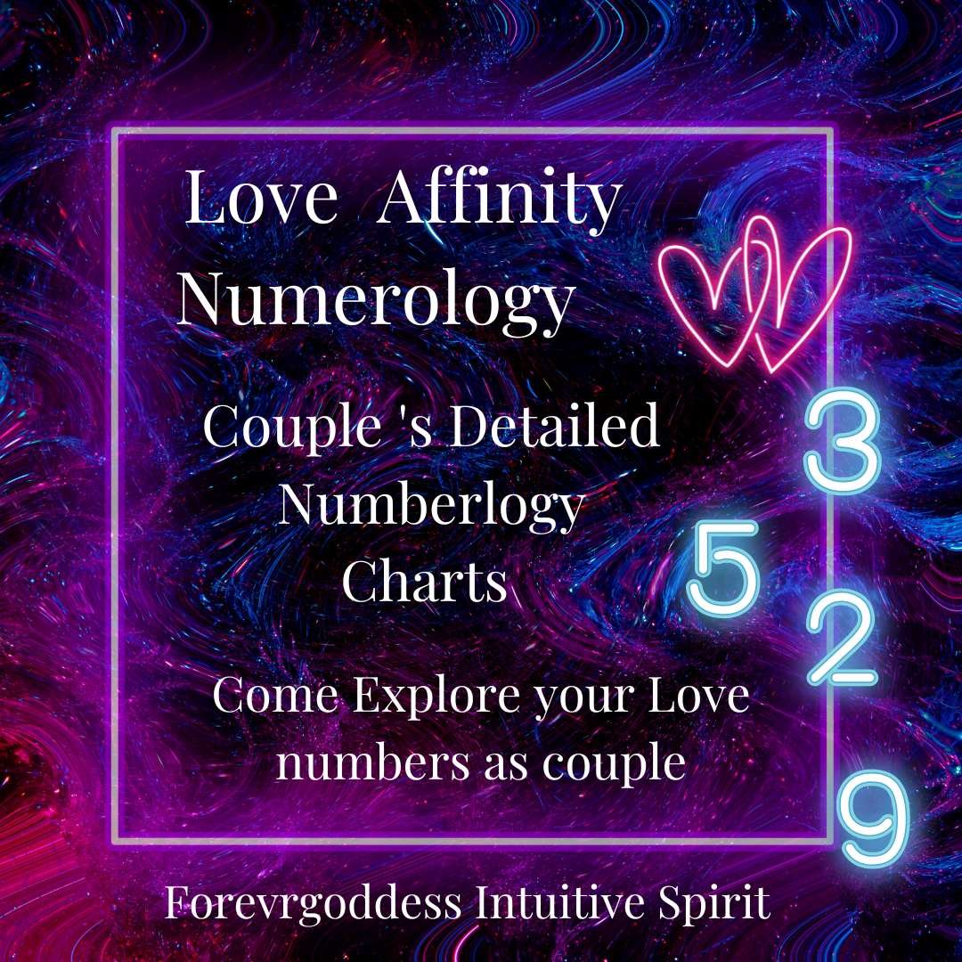 Love affinity numerology { couple detail numerology chart} 2