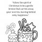Ginger bread houses & more coloring book WE PRINT AND SHIP