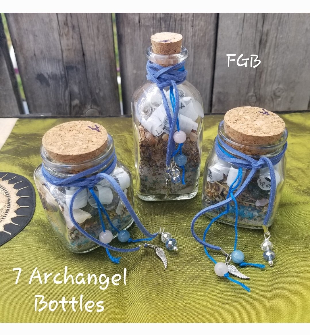 7 archangel blessings bottle