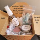 Heart box #5 Wax melts Bella garden
