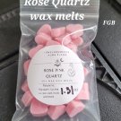 Rose Quartz pink wax melts 1+oz