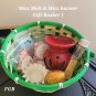 Wax melt& burner  green gift basket  1