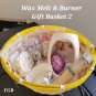 Wax melt& burner  yellow  gift basket  2