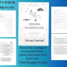 Dream Journal WE PRINT AND SHIP TO YOU