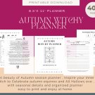 Autumn witchy Planner 2025wiccan We PRINT and SHIP TO YOU Directly
