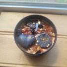 Harvest evening 2 tin candle