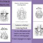 Autumn Beautiful witches coloring book