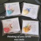 wax melt gift card - thinking of you wax melt gift card - thinking of you