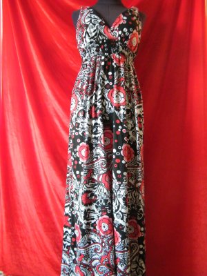!!!FREE SHIPPING!!! vintage dress 80's polyester fabric.gypsy boho  long maxi dress.