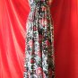 !!!FREE SHIPPING!!! vintage dress 80's polyester fabric.gypsy boho  long maxi dress.