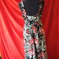 !!!FREE SHIPPING!!! vintage dress 80's polyester fabric.gypsy boho  long maxi dress.