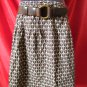 !!!FREE SHIPPING!!Vtg.60/70s multi color polyestes skirt. size M.