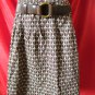 !!!FREE SHIPPING!!Vtg.60/70s a leather brown belt.size 30-32.