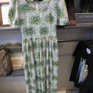 !!!FREE SHIPPING!!! vintage dress 60-70s polyester fabric.gypsy boho  long maxi dress.