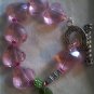 Alpha Kappa Alpha Crystal Heart Bracelet
