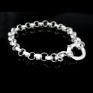 Sterling Silver Toggle Clasp Bracelet